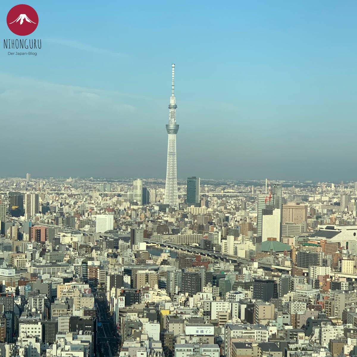 Tokyo Skytree Tokio Turm Aussicht Panorama Himmel Skyline