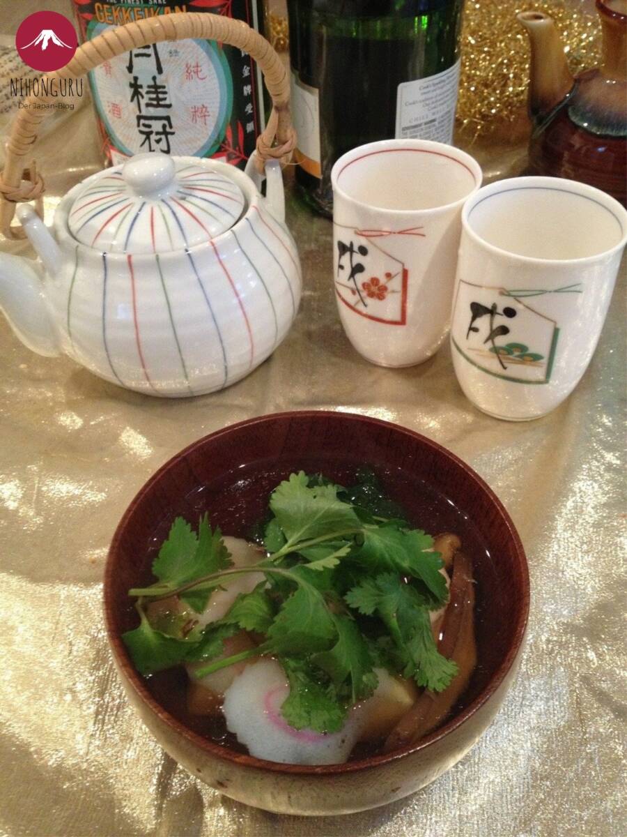 Ozoni japanische Suppe Neujahr Japan