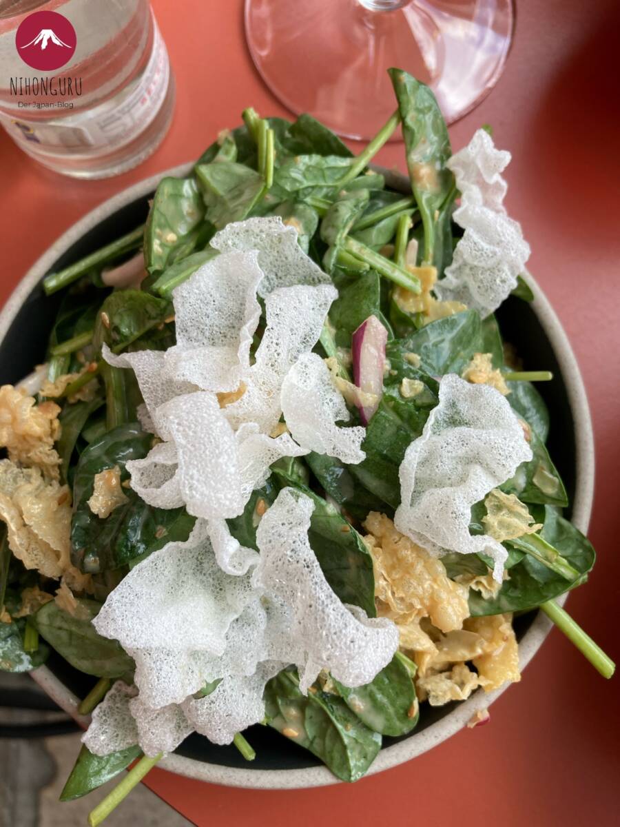 Goma-ae Spinat Salat Sesamdressing japanisch